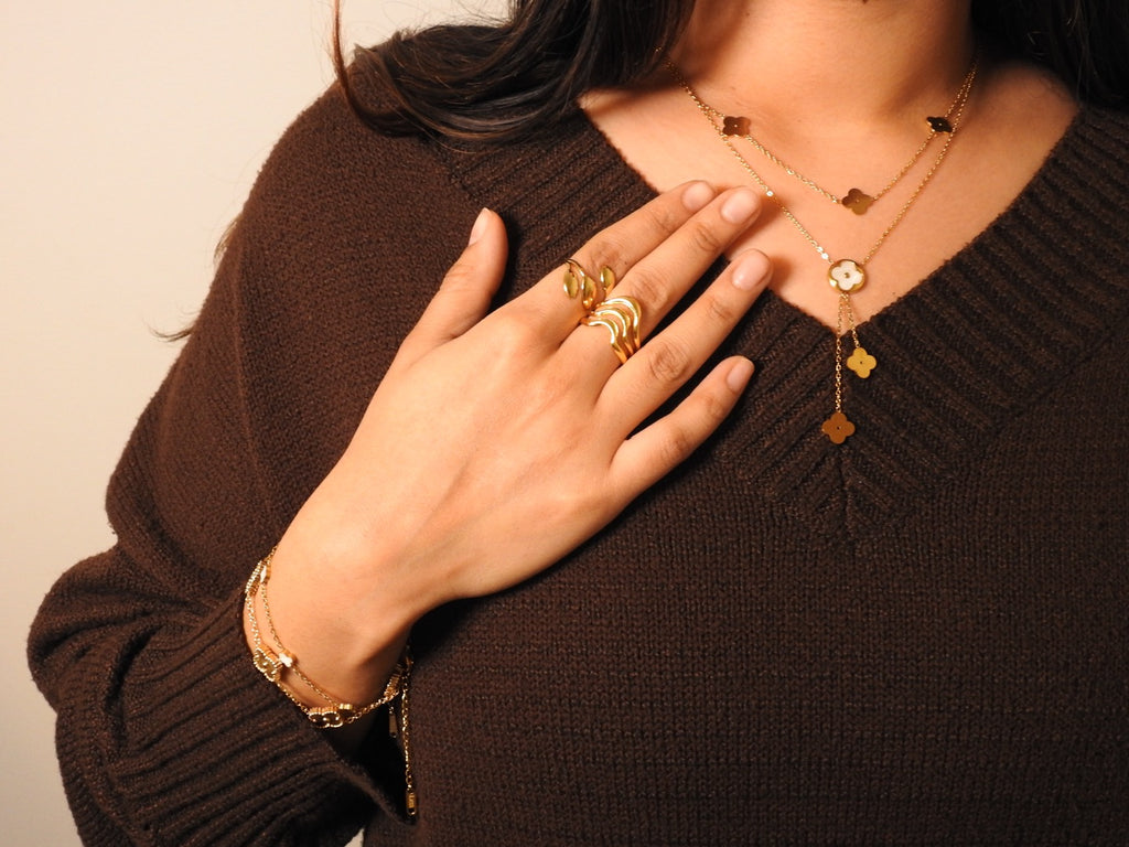 Floral Cascade Necklace