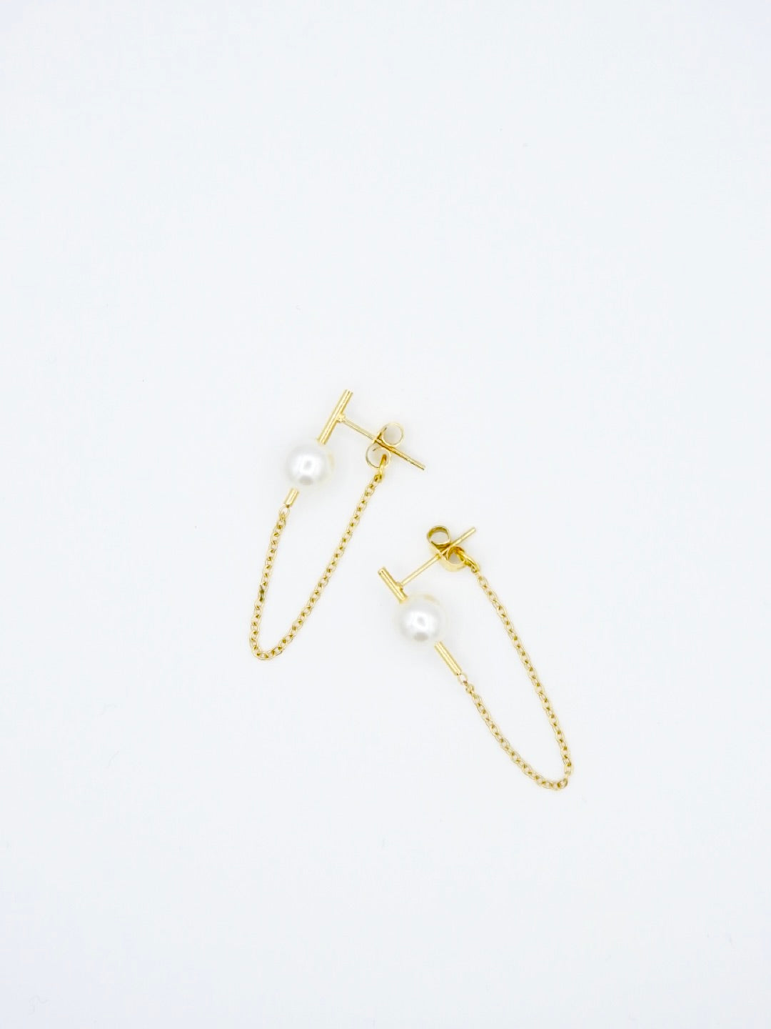 Pearl Arc Earrings