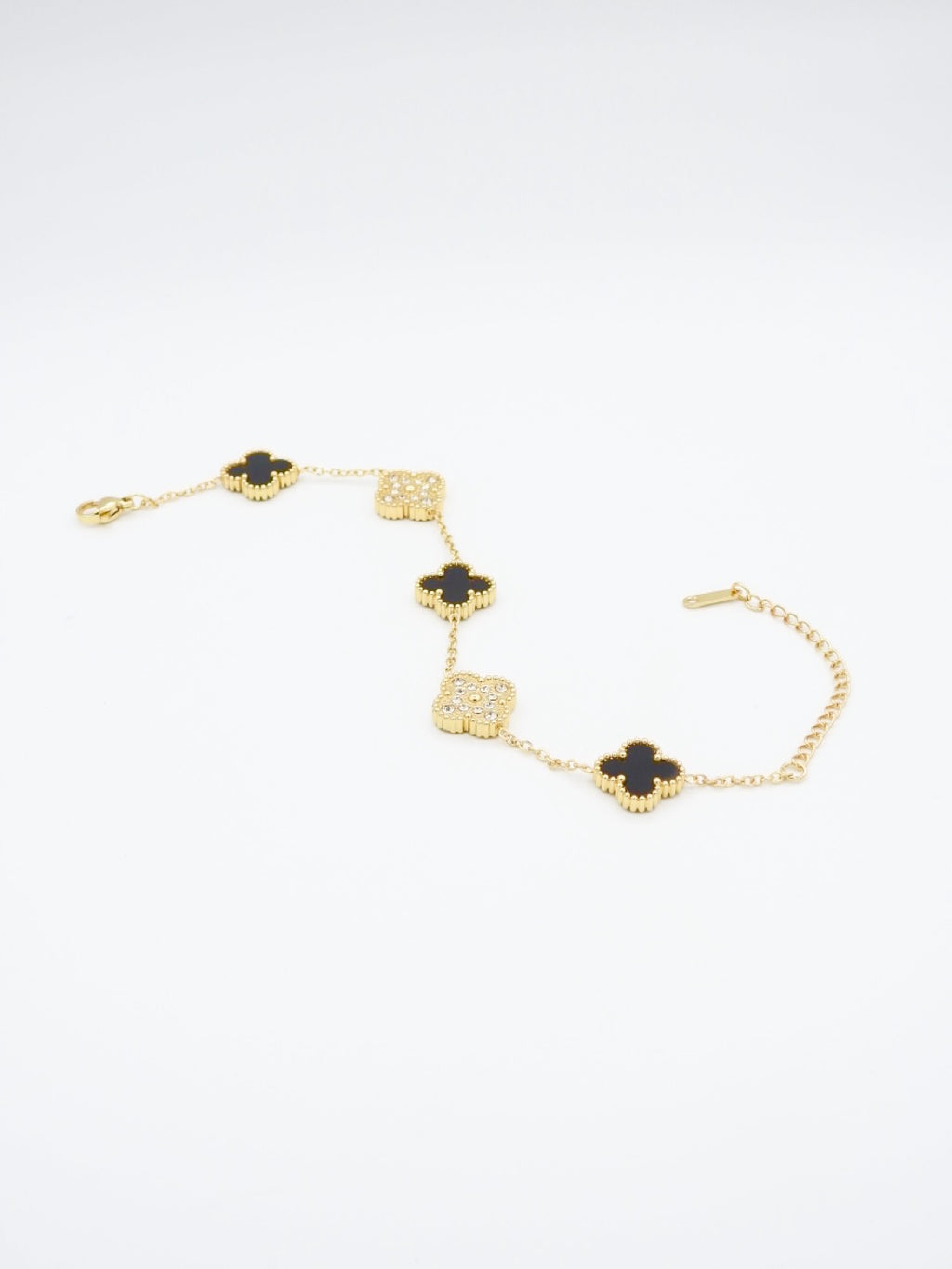 Noir Clover Bracelet