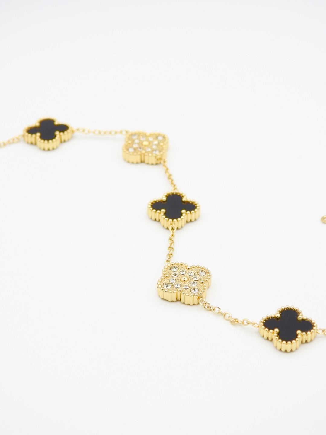Noir Clover Bracelet