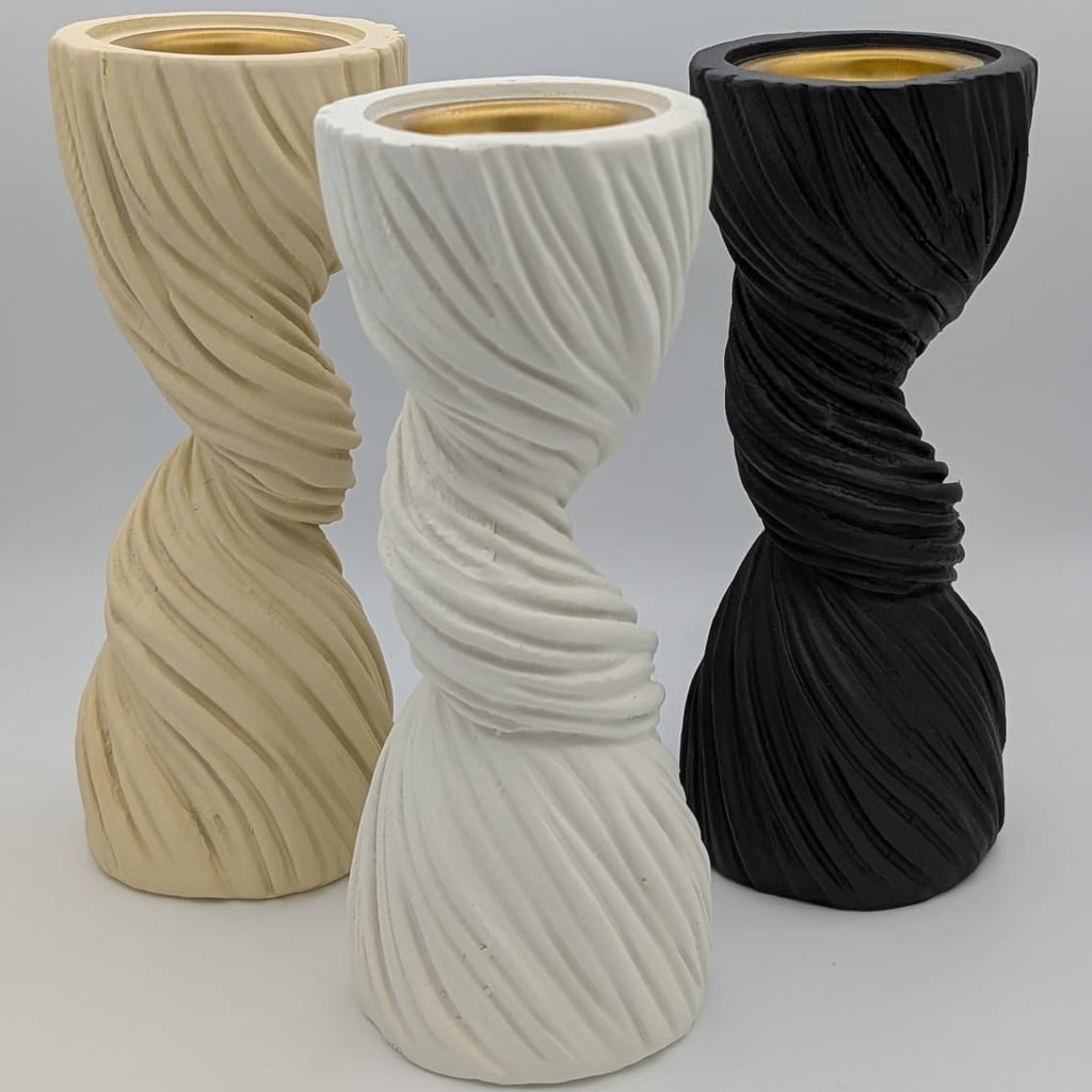 Sculpted Twist Charcoal Oud & Bukhoor Burner