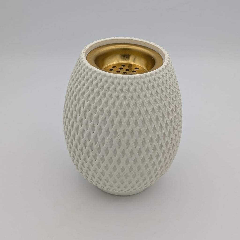 Woven Elegance Charcoal Oud & Bukhoor Burner