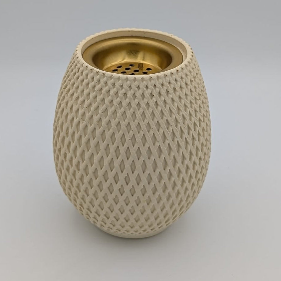 Woven Elegance Charcoal Oud & Bukhoor Burner