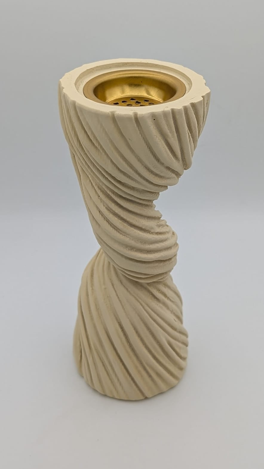 Sculpted Twist Charcoal Oud & Bukhoor Burner