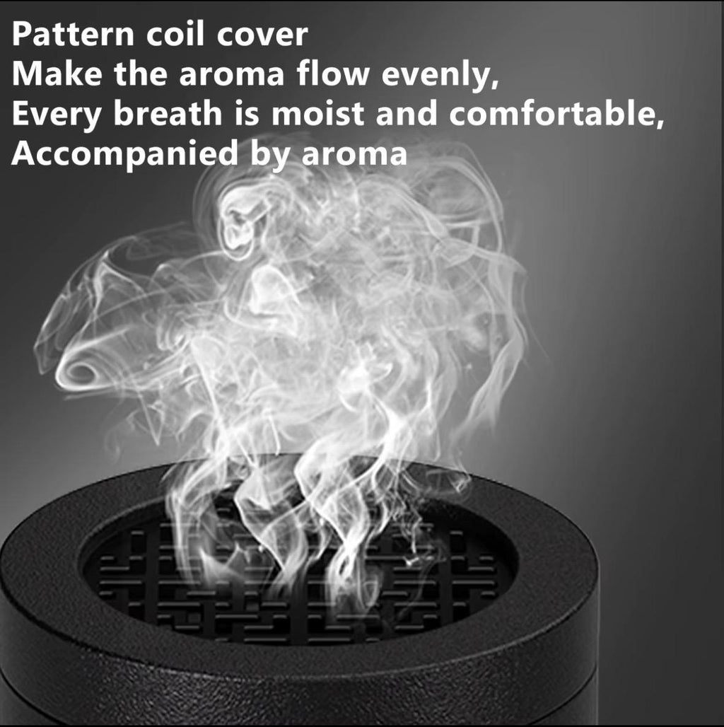 2-in-1 Portable Rechargeable Oud & Bakhoor Burner – Charcoal & Charcoal-Free (BK-108)
